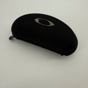 Oakley Black Hard Shell Sunglasses Case‎ Zipper Closure